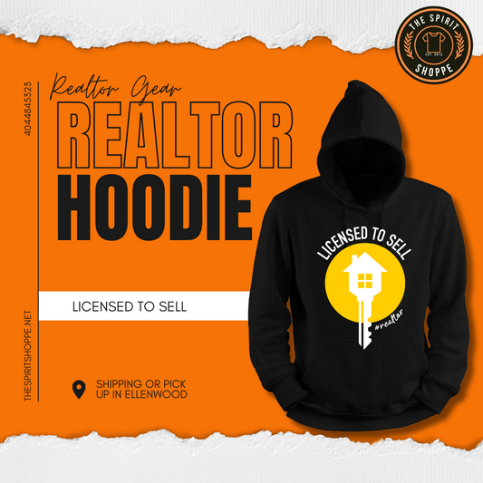Realtor Hoodie 'Licensed to Sell'